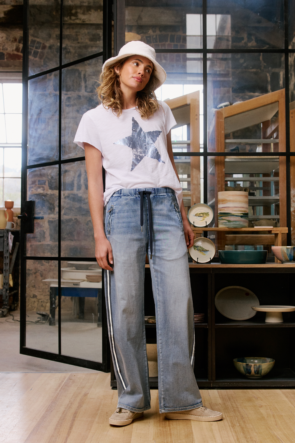 Glam Track Denim