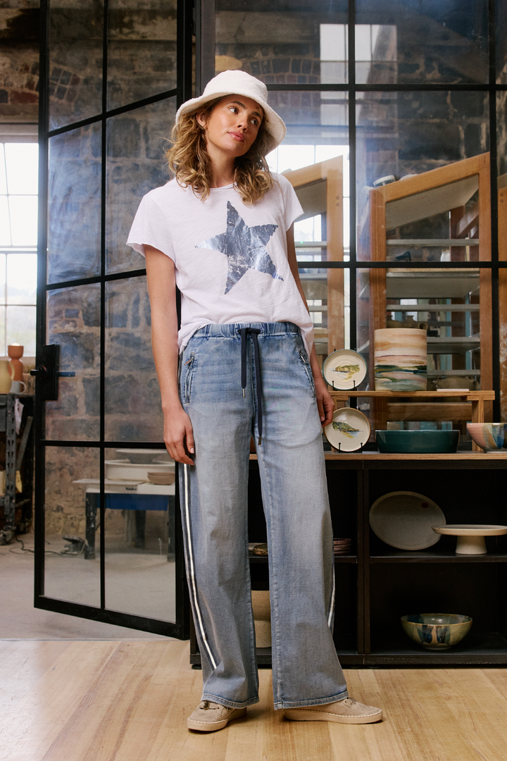 Glam Track Denim