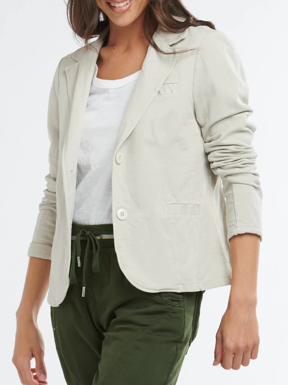 Italian Star Maha Jacket - White Coats & Jackets Italian Star