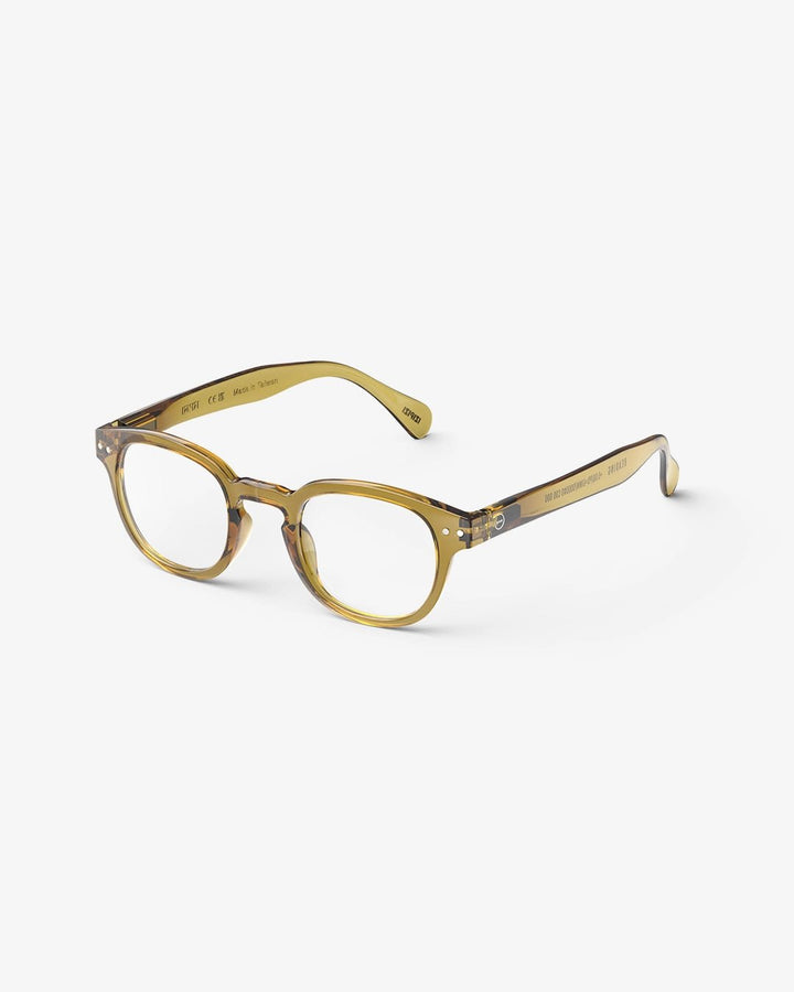 Izipizi: Reading Collection C - Golden Green Reading Glassed Reading Glasses IZIPIZI