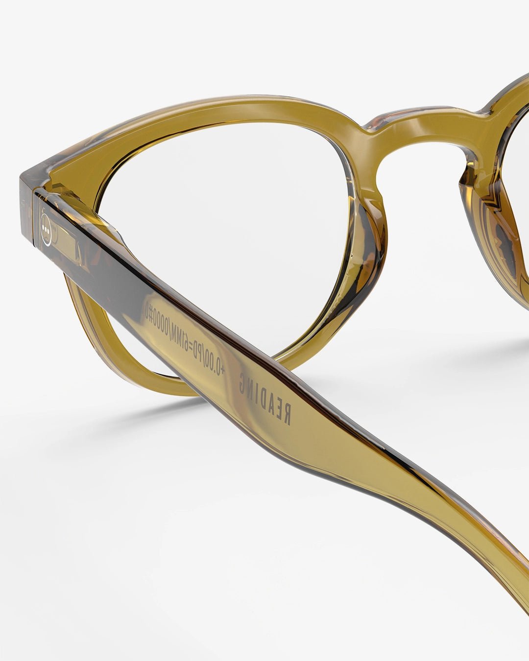 Izipizi: Reading Collection C - Golden Green Reading Glassed Reading Glasses IZIPIZI