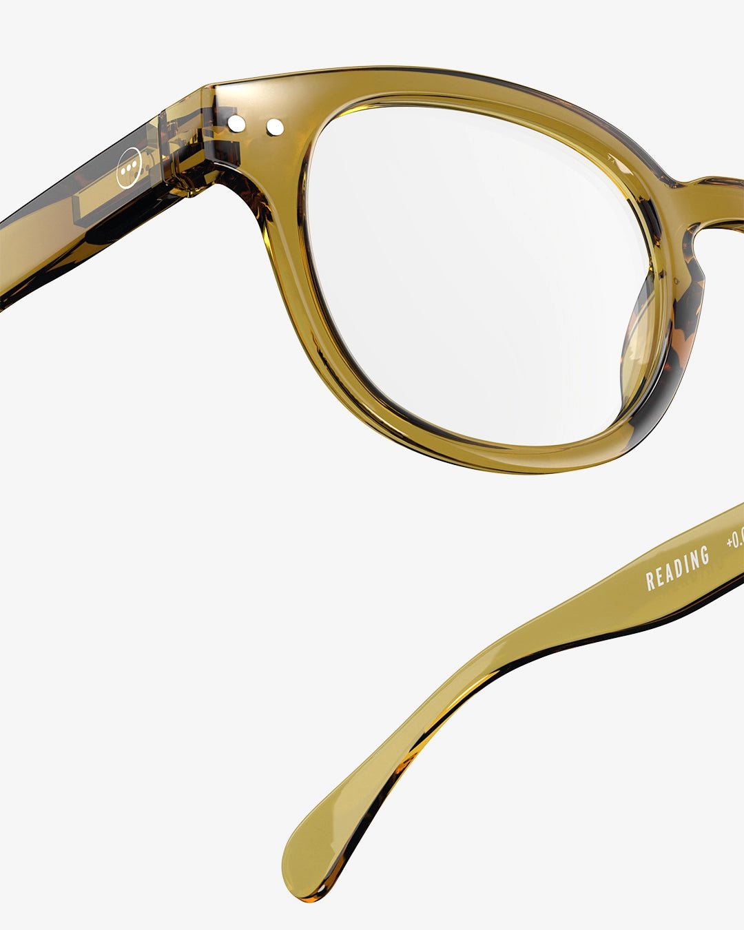 Izipizi: Reading Collection C - Golden Green Reading Glassed Reading Glasses IZIPIZI