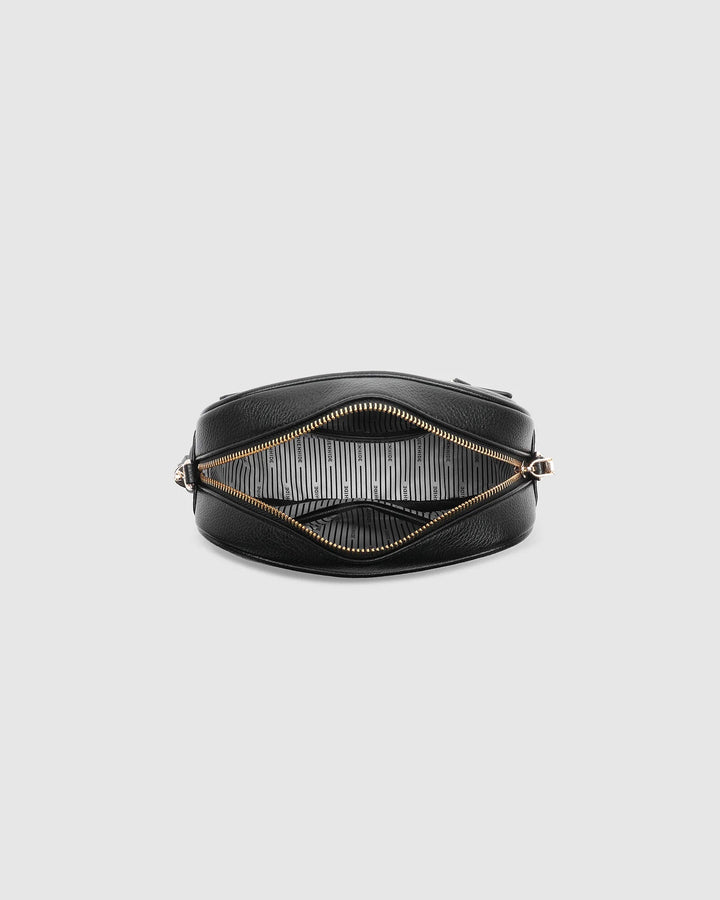 Jacinta Gia Crossbody Bag - Black Handbag Louenhide