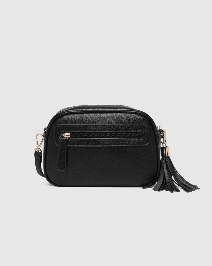 Jacinta Gia Crossbody Bag - Black Handbag Louenhide