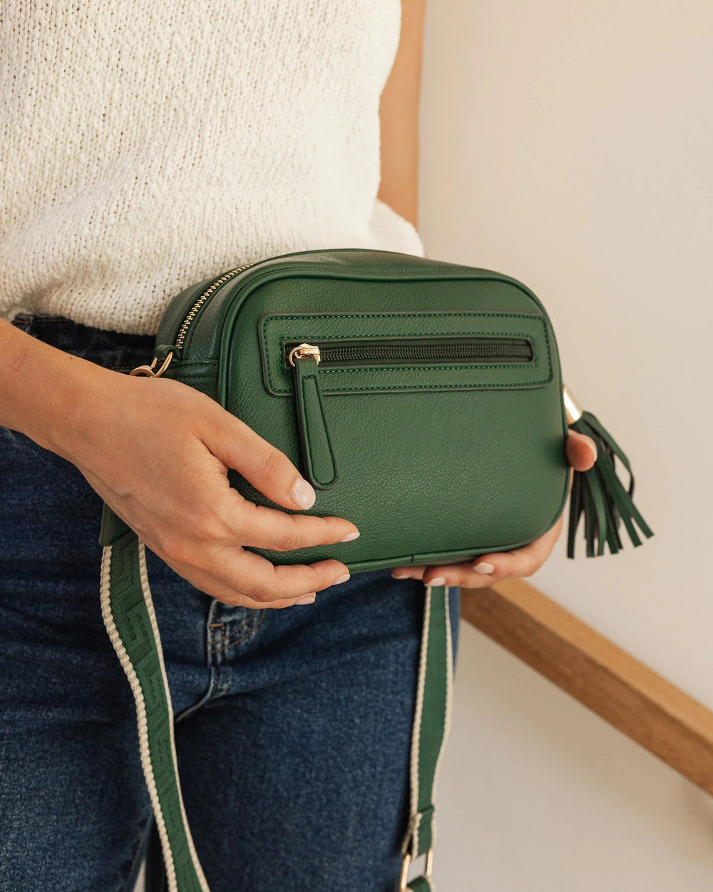 Jacinta Gia Crossbody Bag - Forest Green Handbag Louenhide