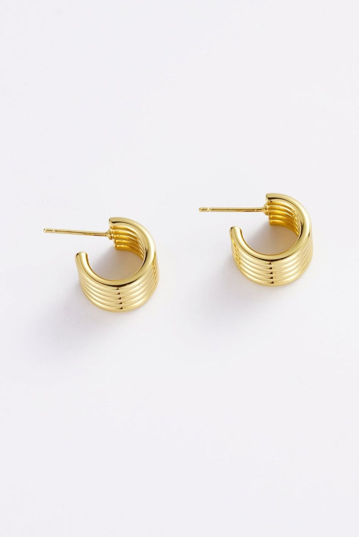 Jade Hoop - Gold Zafino