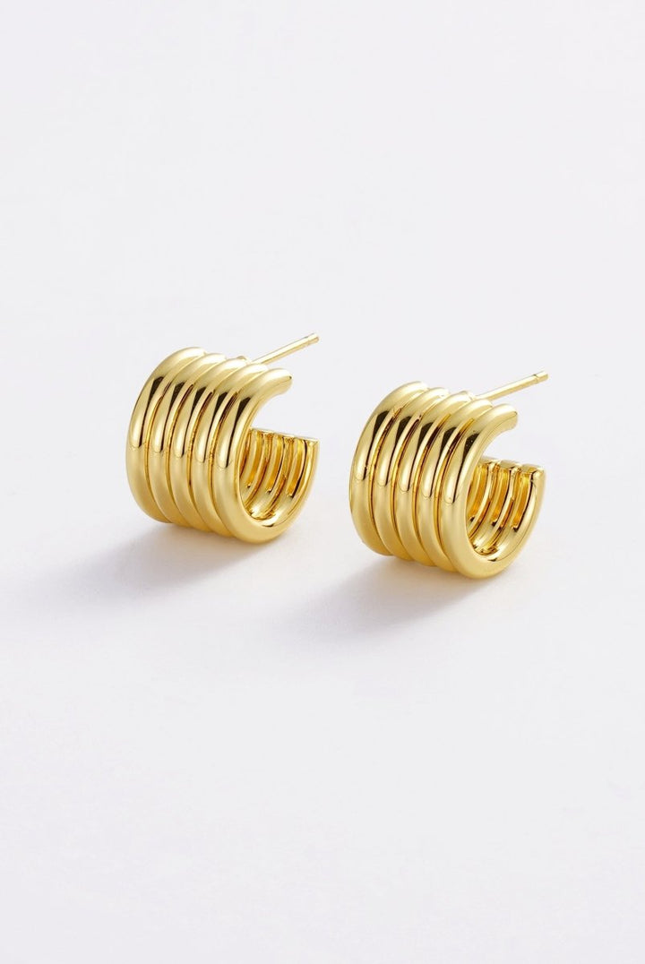 Jade Hoop - Gold Zafino