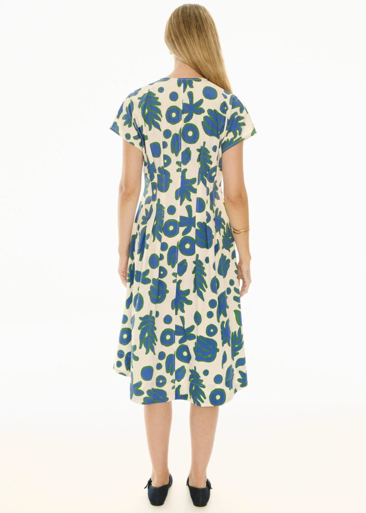 Jaine Tucked Dress - Donut Palm - Stanleyandstone