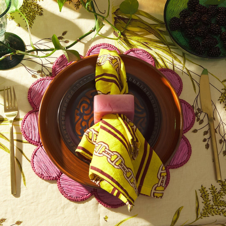 Jara Napkin Ring - Fuchsia - Stanleyandstone