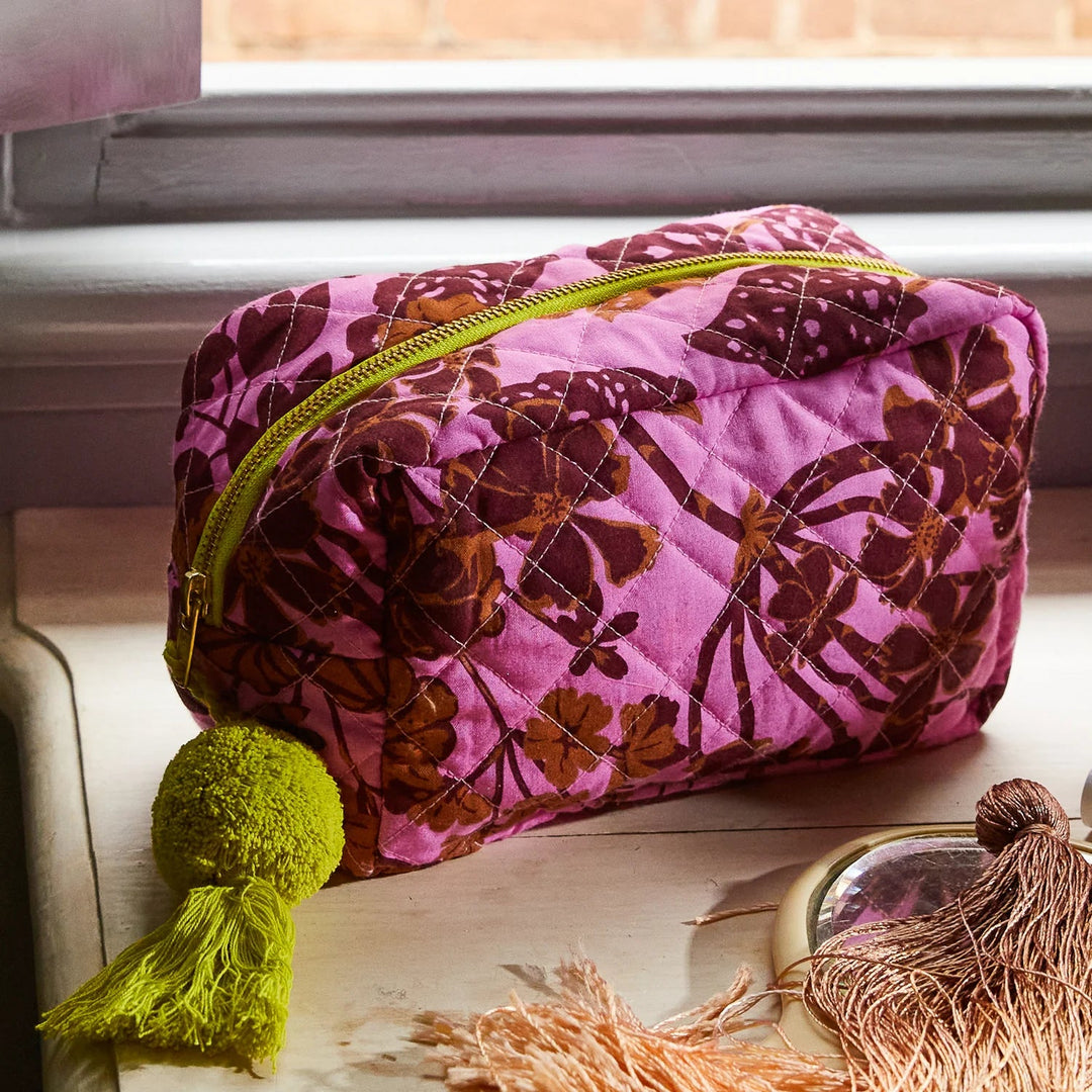 Jeanette Beauty Bag Cosmetic & Toiletry Bags Sage & Clare