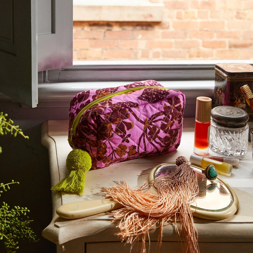 Jeanette Beauty Bag Cosmetic & Toiletry Bags Sage & Clare