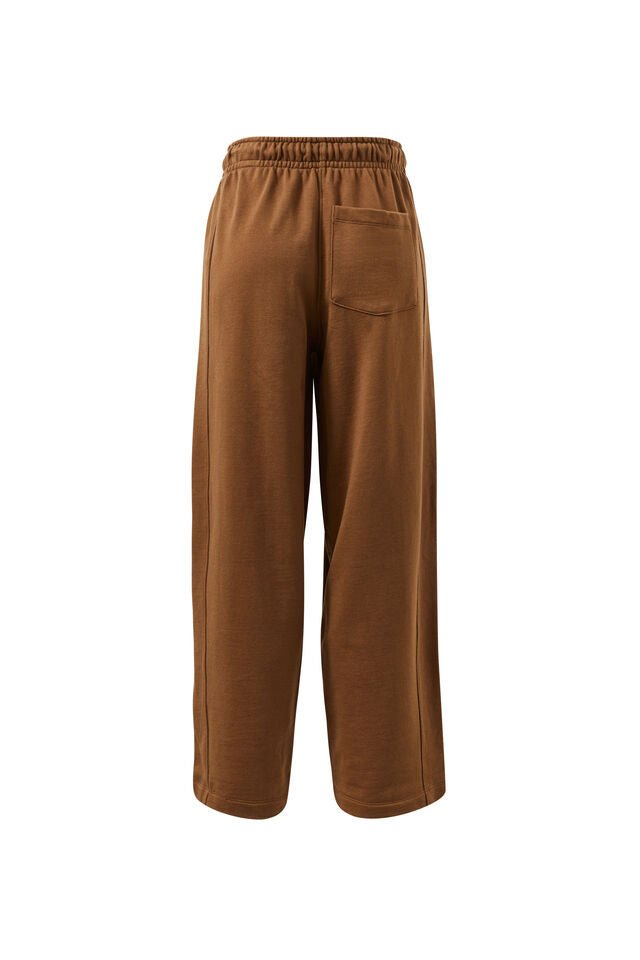 Jenna Tapered Trackpant - Toffee track pants Ceres Life