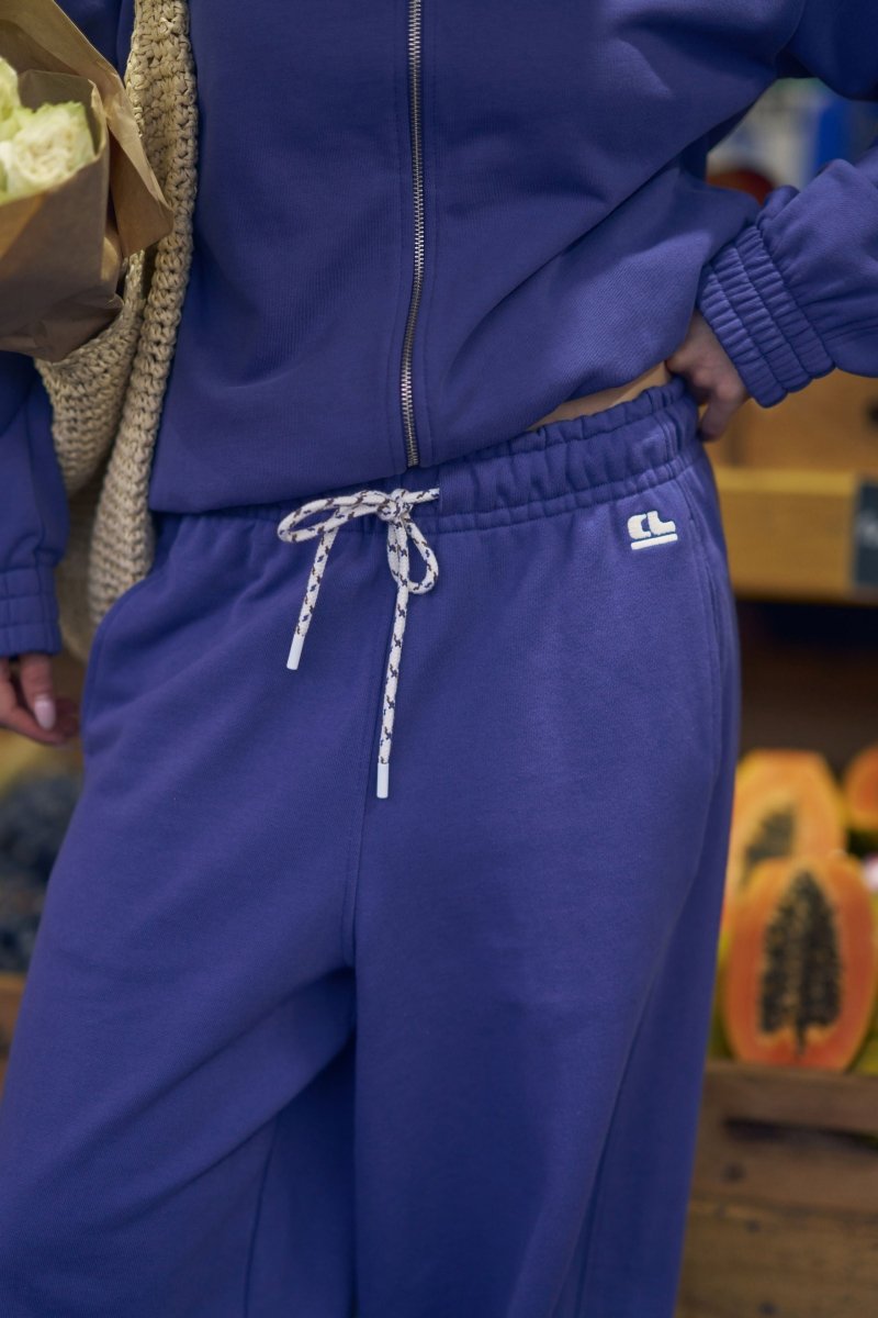 Jenna Tapered Trackpant - Washed Navy track pants Ceres Life
