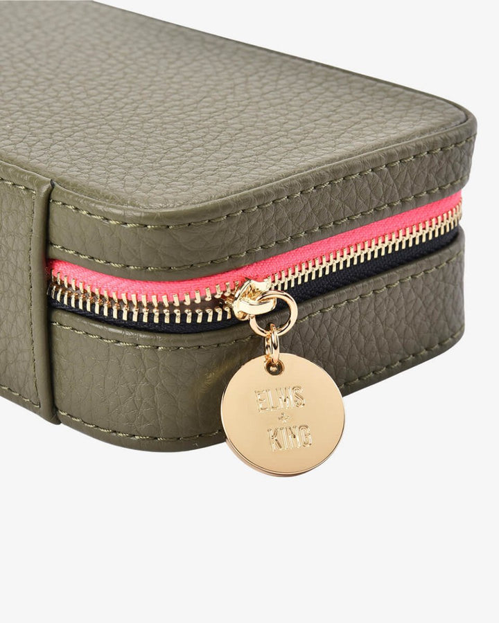 Jewellery Case Large - Khaki - Stanleyandstone