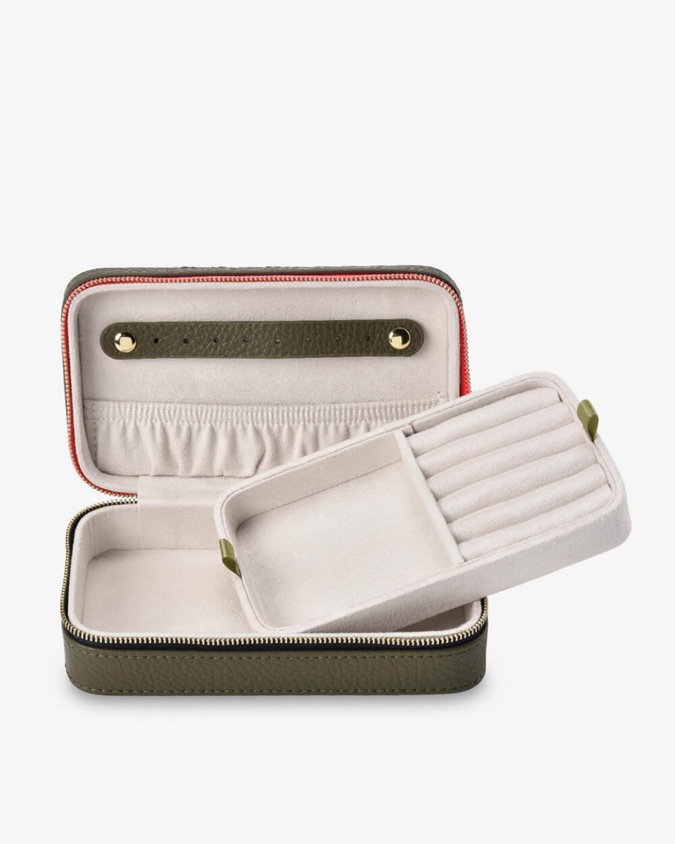 Jewellery Case Large - Khaki - Stanleyandstone
