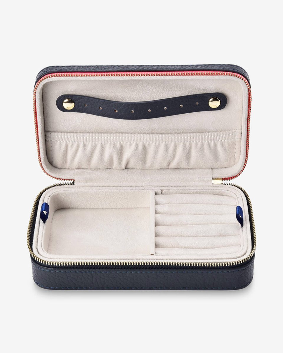 Jewellery Case Large - Navy - Stanleyandstone