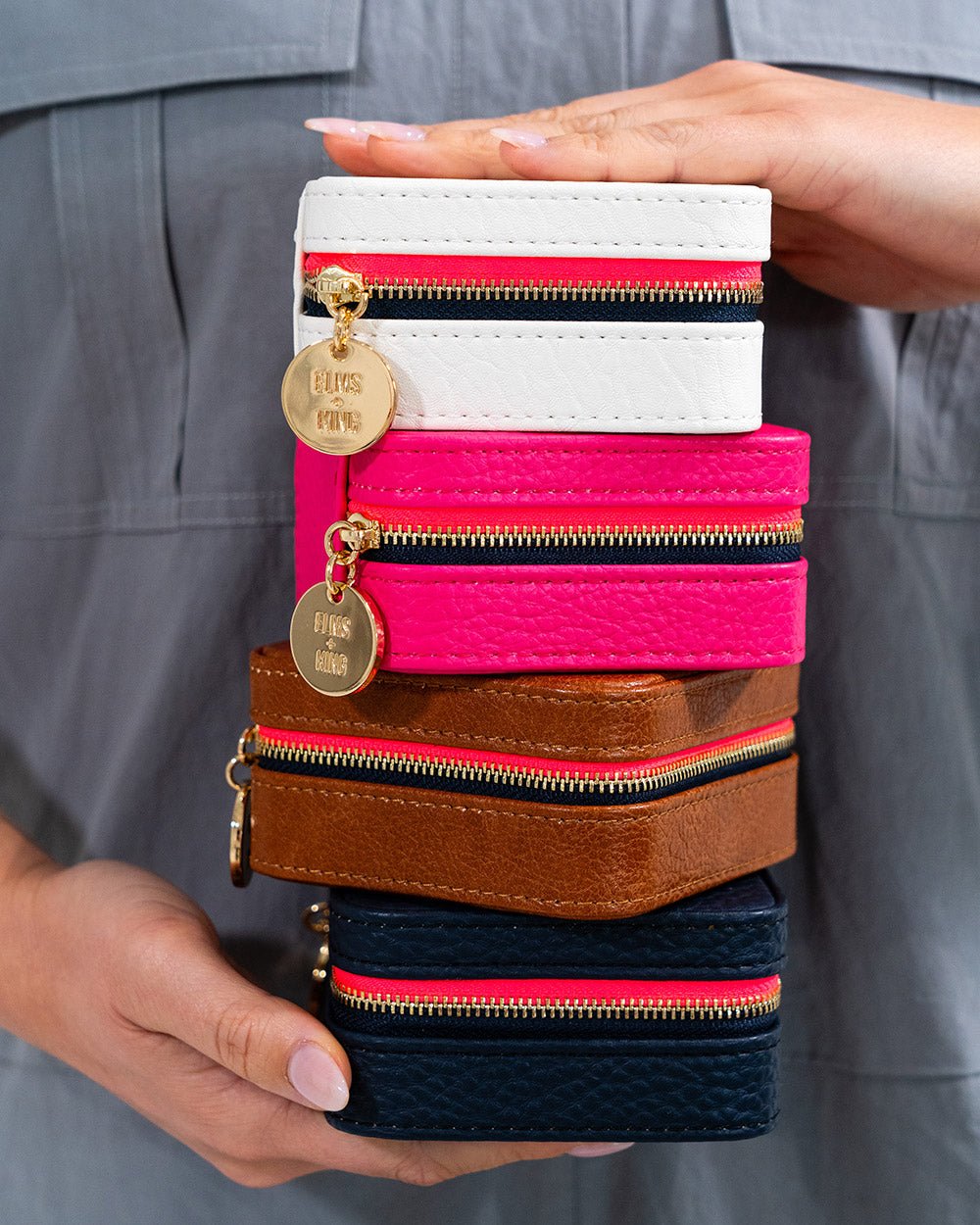 Jewellery Case - Navy - Stanleyandstone