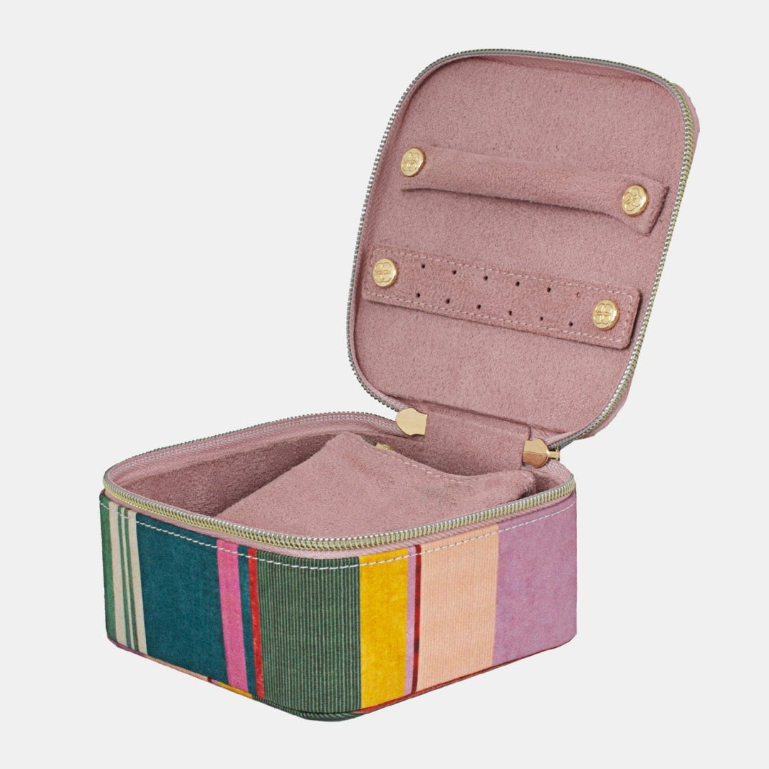 Jewellery Cube - Liberty Gelato Stripe jewelery box Tonic