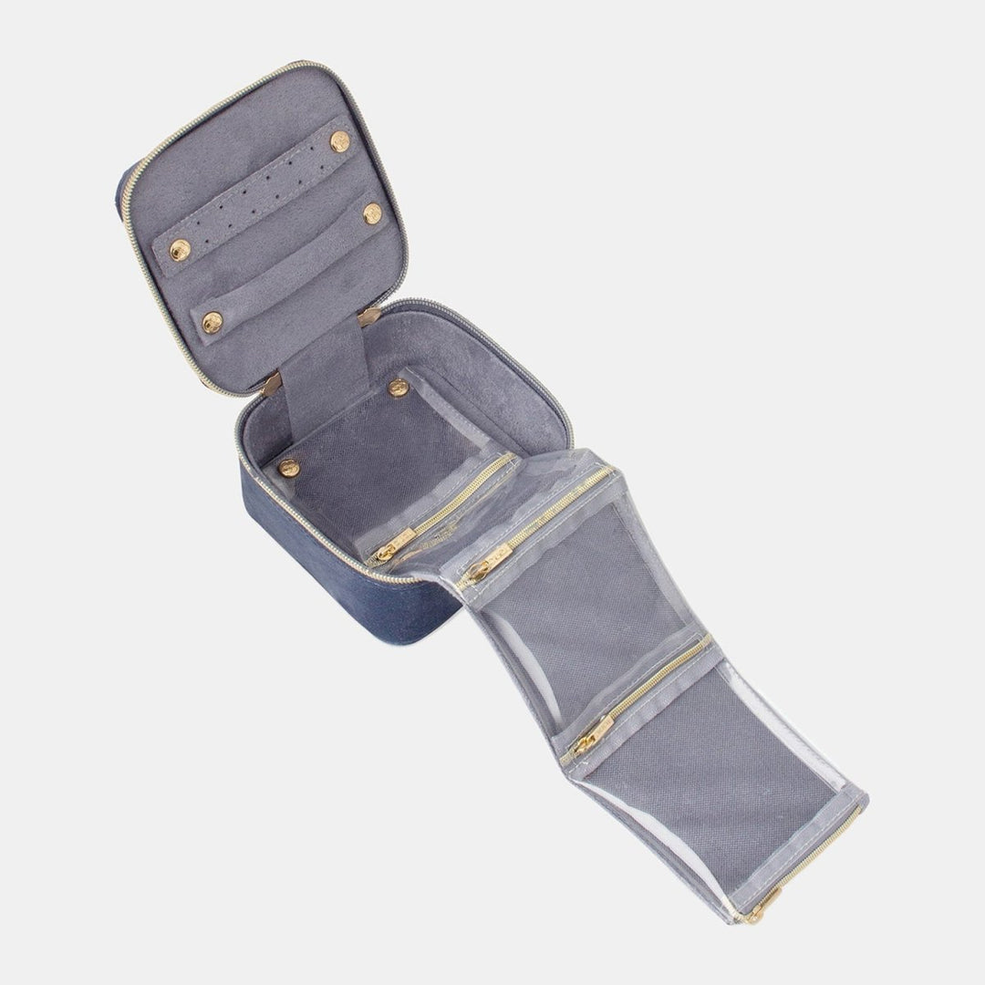 Jewellery Cube - Luxe Velvet Storm jewelery box Tonic
