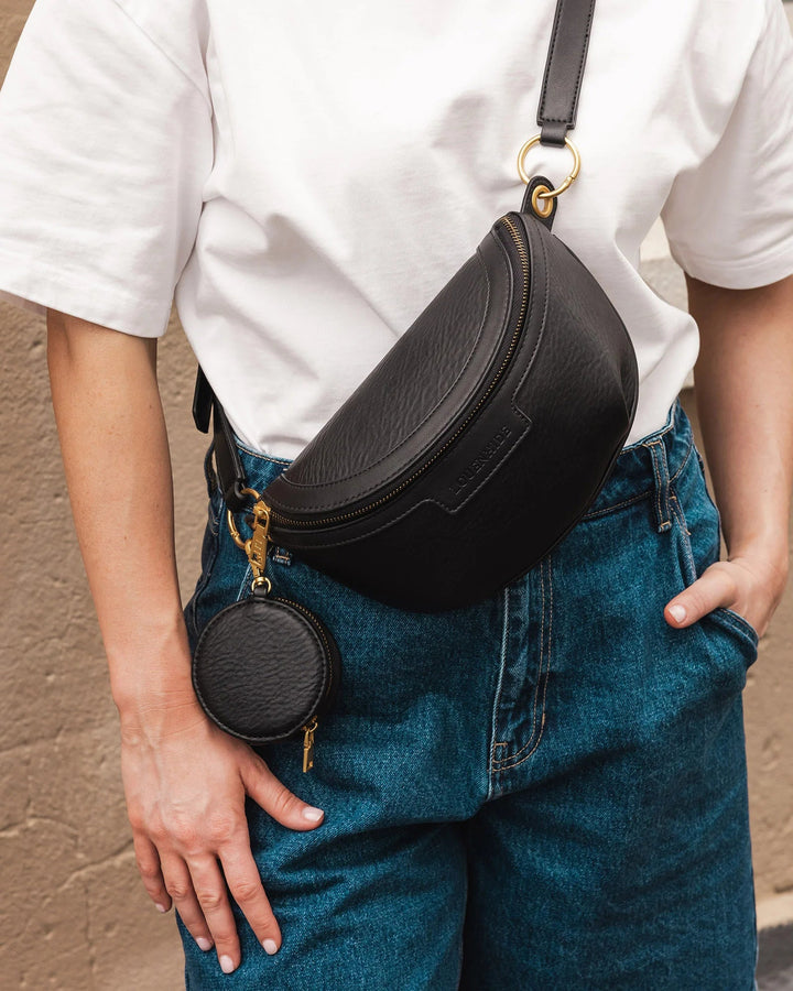Joey Sling Bag - Black Handbag Louenhide