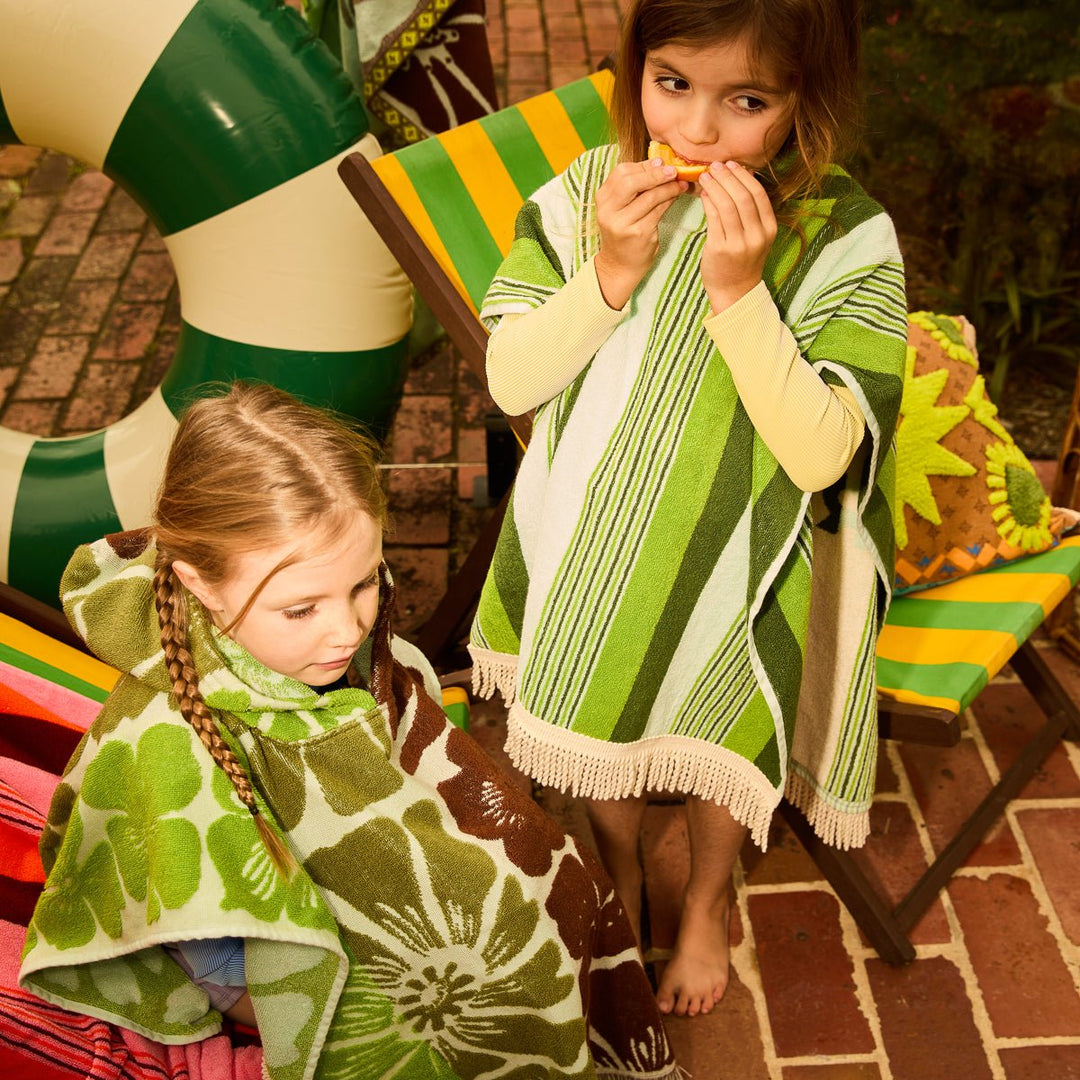 Jolene Hooded Towel - Fluorite towel Sage &amp; Clare