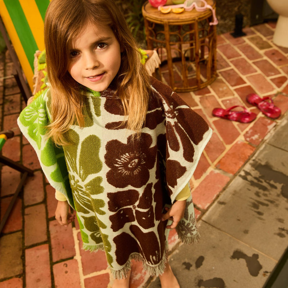 Jolene Hooded Towel - Fluorite towel Sage & Clare