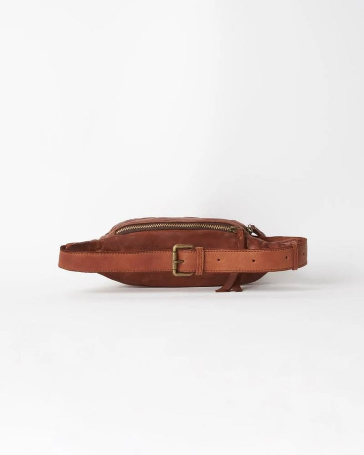 Juju Leather Bumbag - Cognac Handbag JuJu
