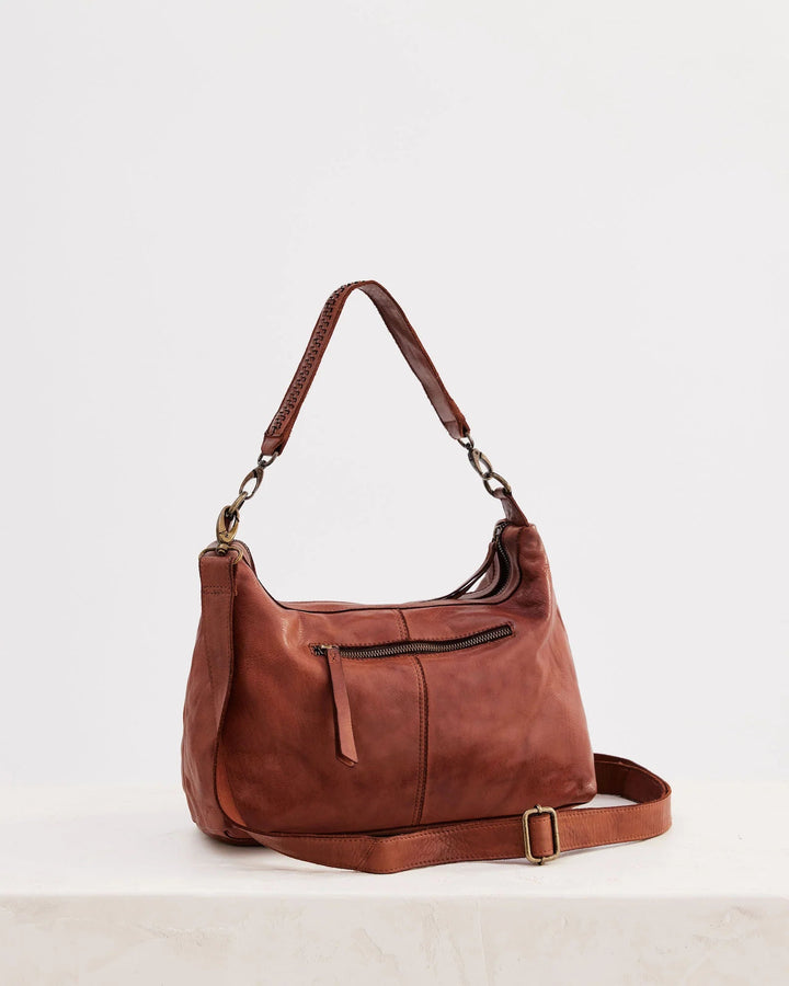 Juju Signature Slouchy Bag - Cognac Bags JuJu