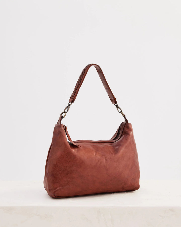 Juju Signature Slouchy Bag - Cognac Bags JuJu