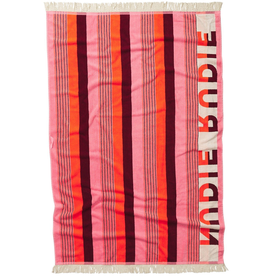 June Nudie Bath Sheet - Dahlia towel Sage &amp; Clare