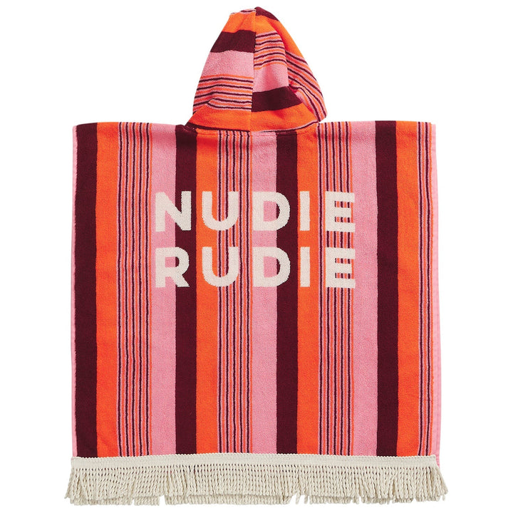 June Nudie Hooded Towel - Dahlia towel Sage &amp; Clare