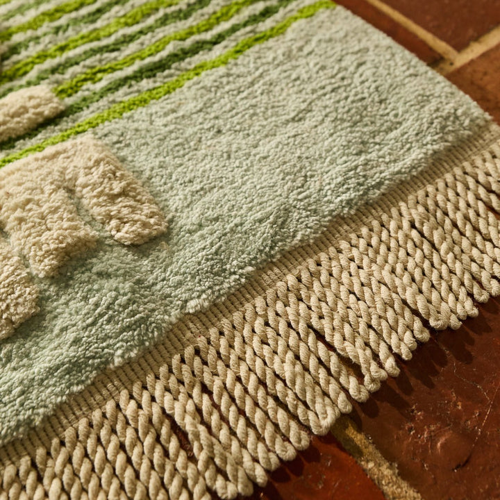 June Nudie Rudie Bath Runner Bath Mats &amp; Rugs Sage &amp; Clare