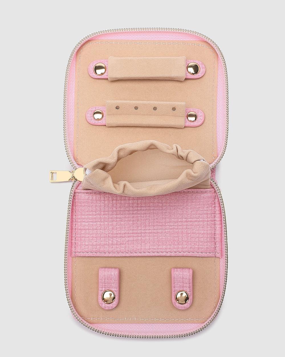 Juniper Jewellery Case - Pastel Pink jewellery box Louenhide