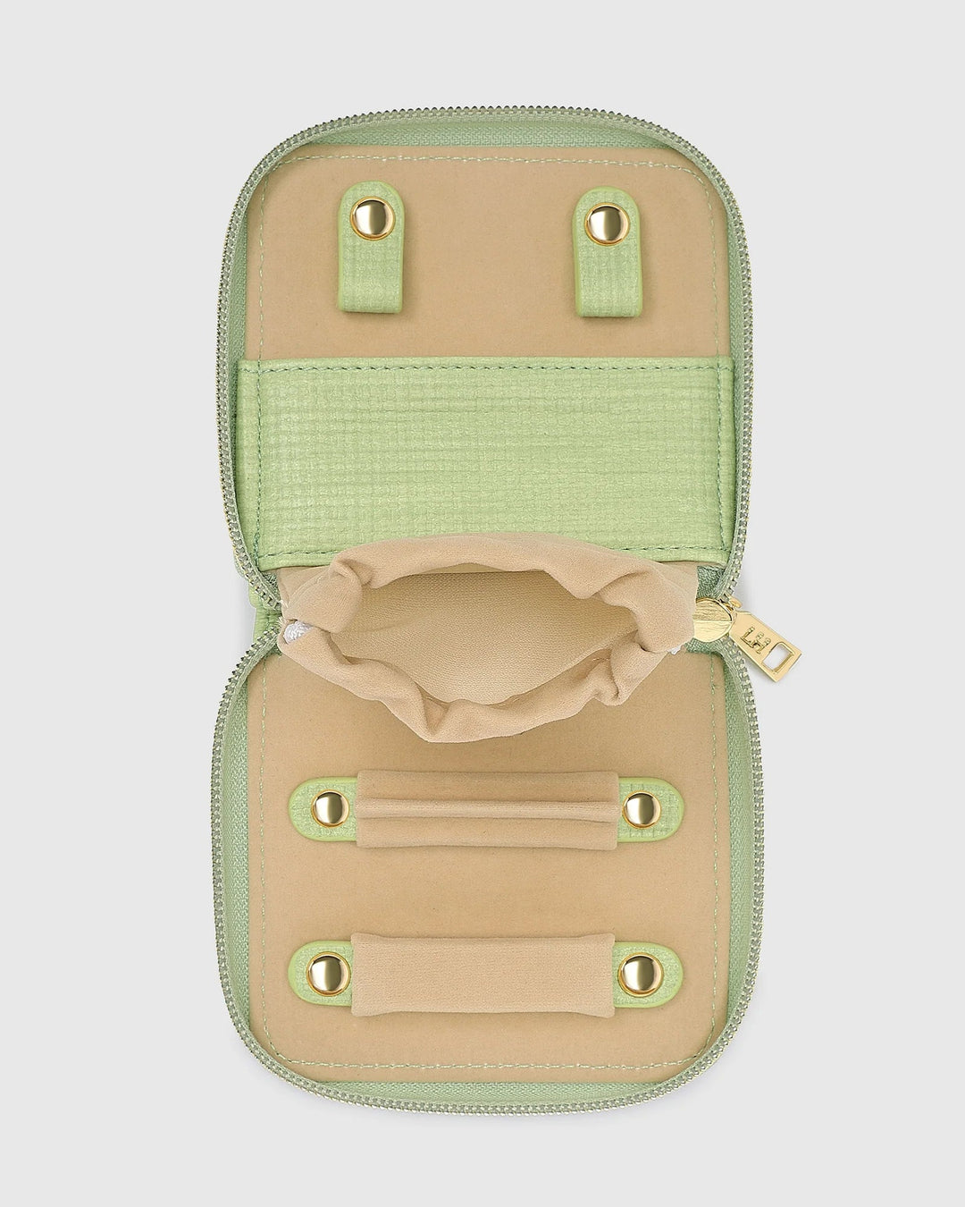 Juniper Jewellery Case - Pistachio jewellery box Louenhide