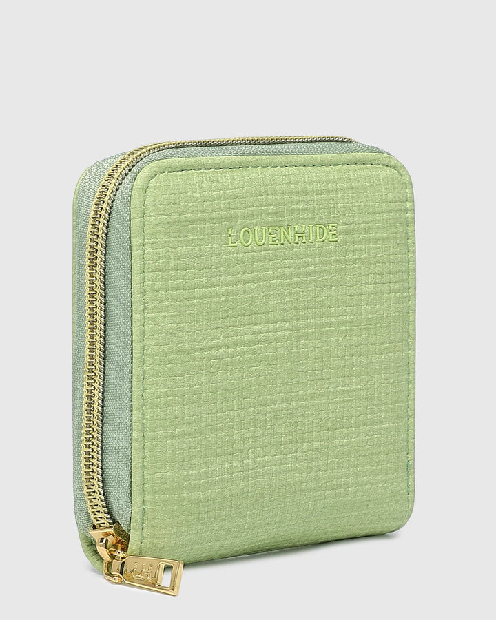 Juniper Jewellery Case - Pistachio jewellery box Louenhide