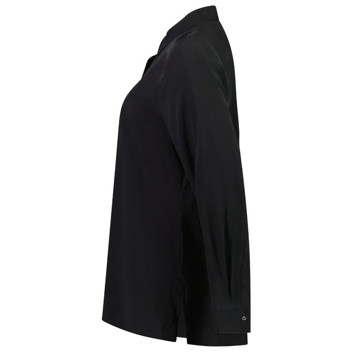 KATIE WOMENS CUPRO BLOUSE - BLACK blouse MOKE
