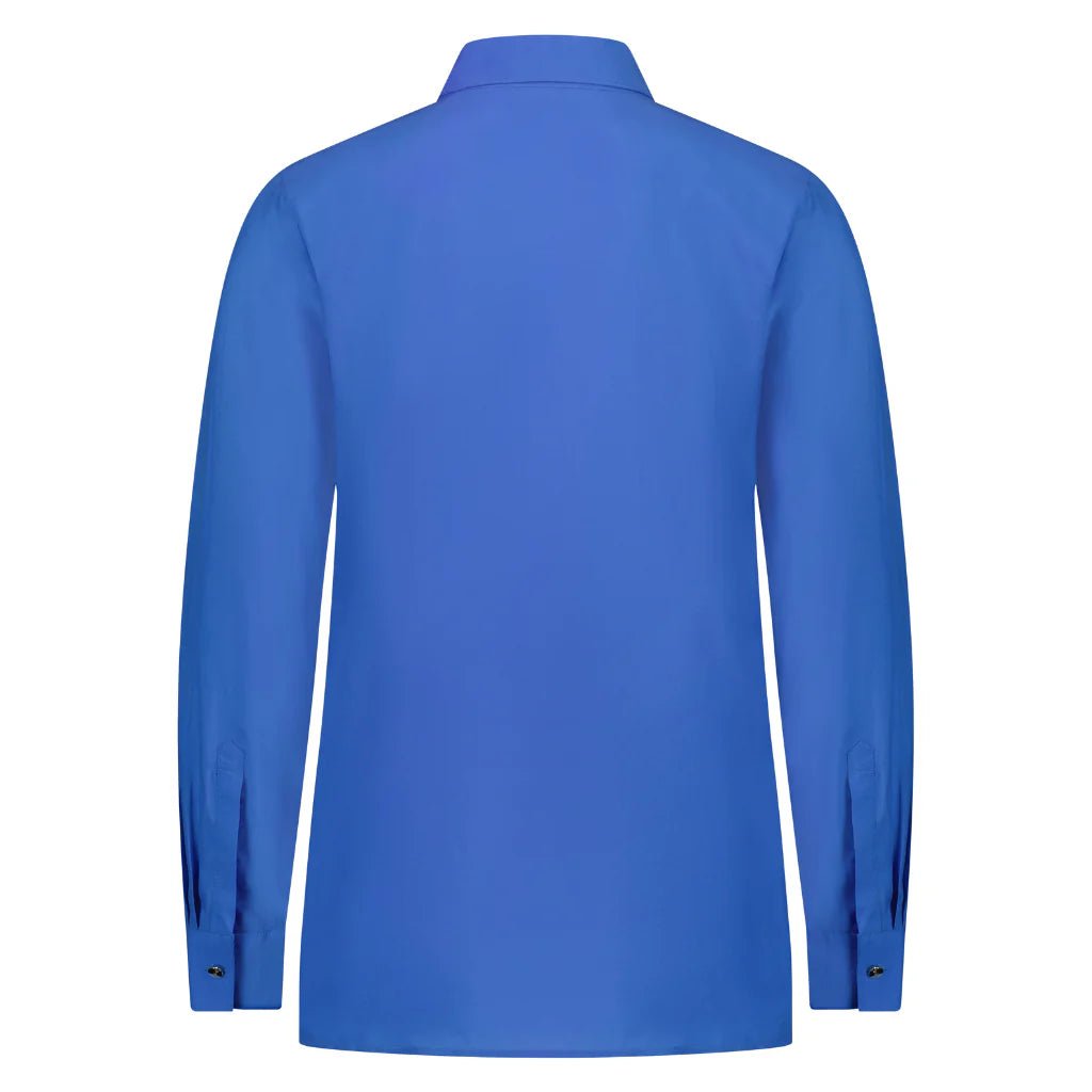 KATIE WOMENS CUPRO BLOUSE - CORNFLOWER blouse MOKE