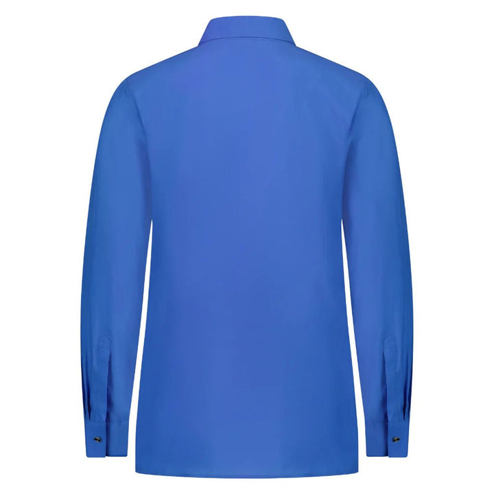 KATIE WOMENS CUPRO BLOUSE - CORNFLOWER blouse MOKE