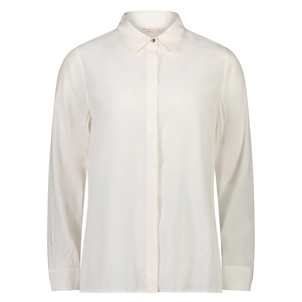 KATIE WOMENS SILK BLOUSE - COCONUT MILK blouse MOKE