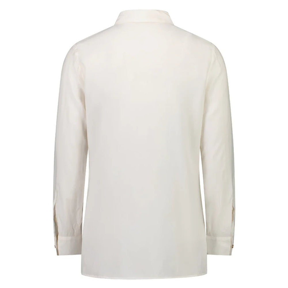 KATIE WOMENS SILK BLOUSE - COCONUT MILK blouse MOKE