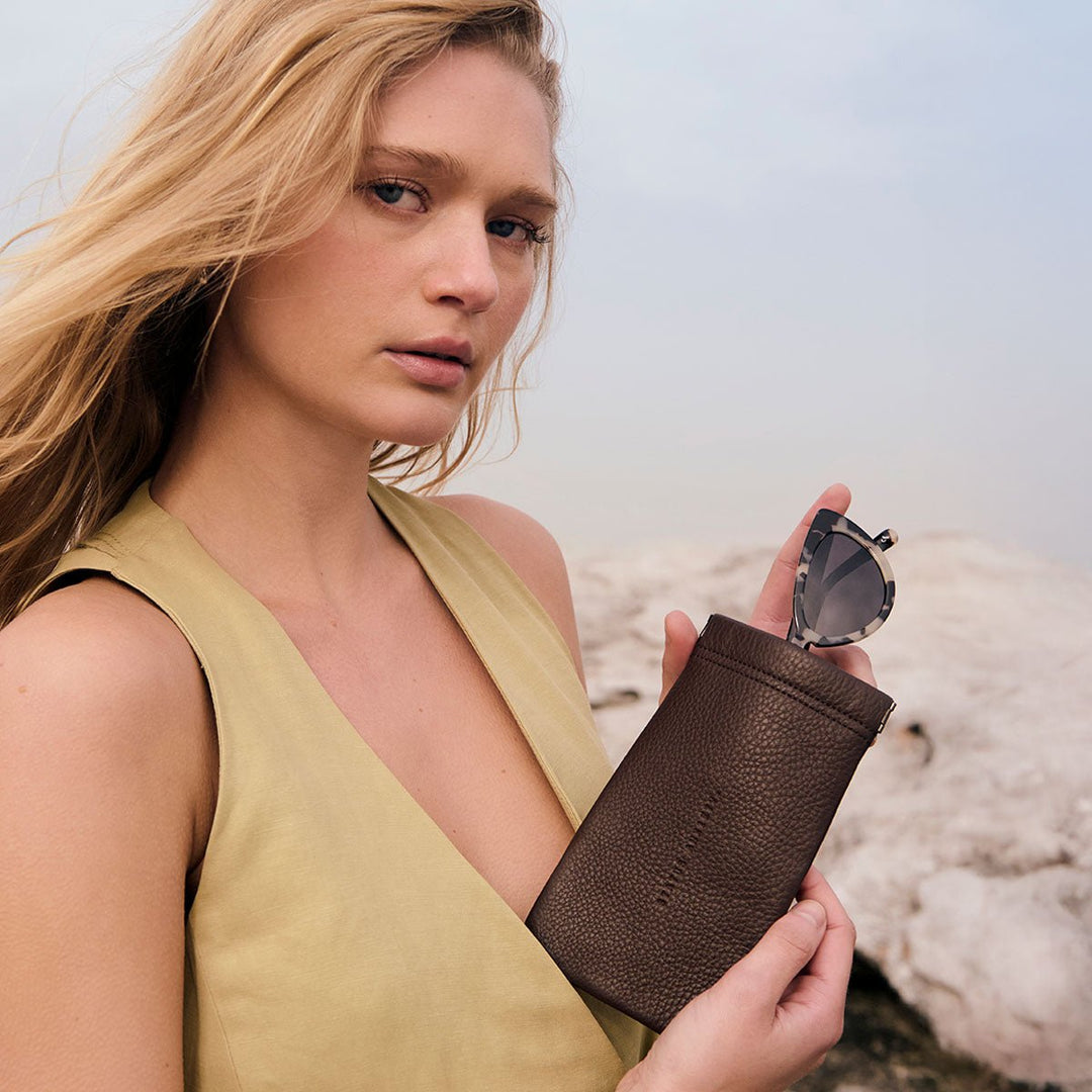 Keepsake Sunglasses Case - Cocoa - Stanleyandstone