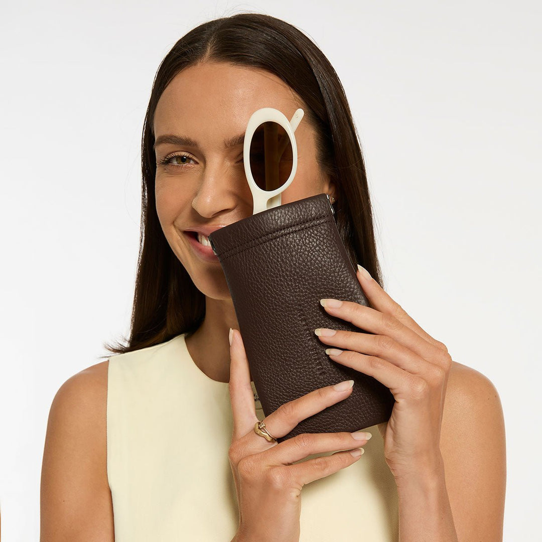 Keepsake Sunglasses Case - Cocoa - Stanleyandstone