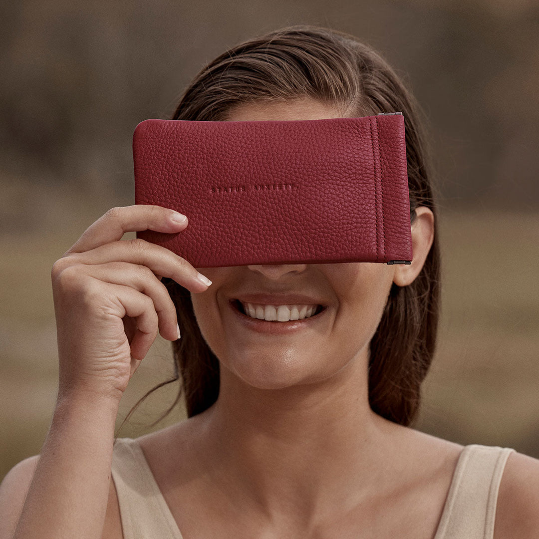Keepsake Sunglasses Case - Rouge sunglass case Status Anxiety