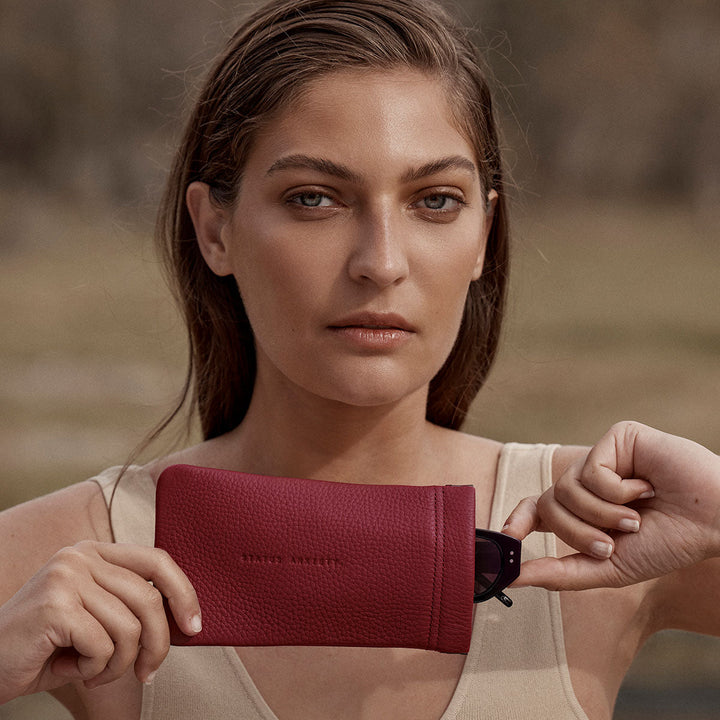 Keepsake Sunglasses Case - Rouge sunglass case Status Anxiety
