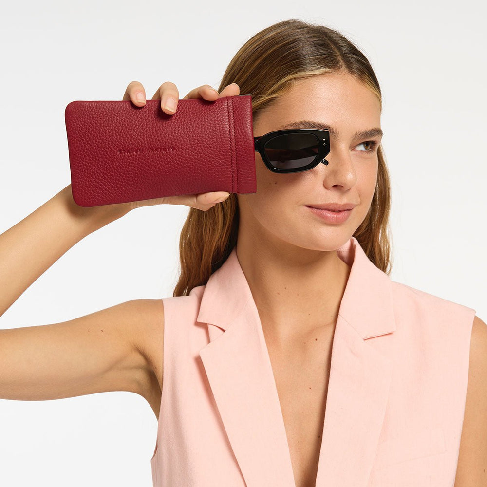 Keepsake Sunglasses Case - Rouge sunglass case Status Anxiety