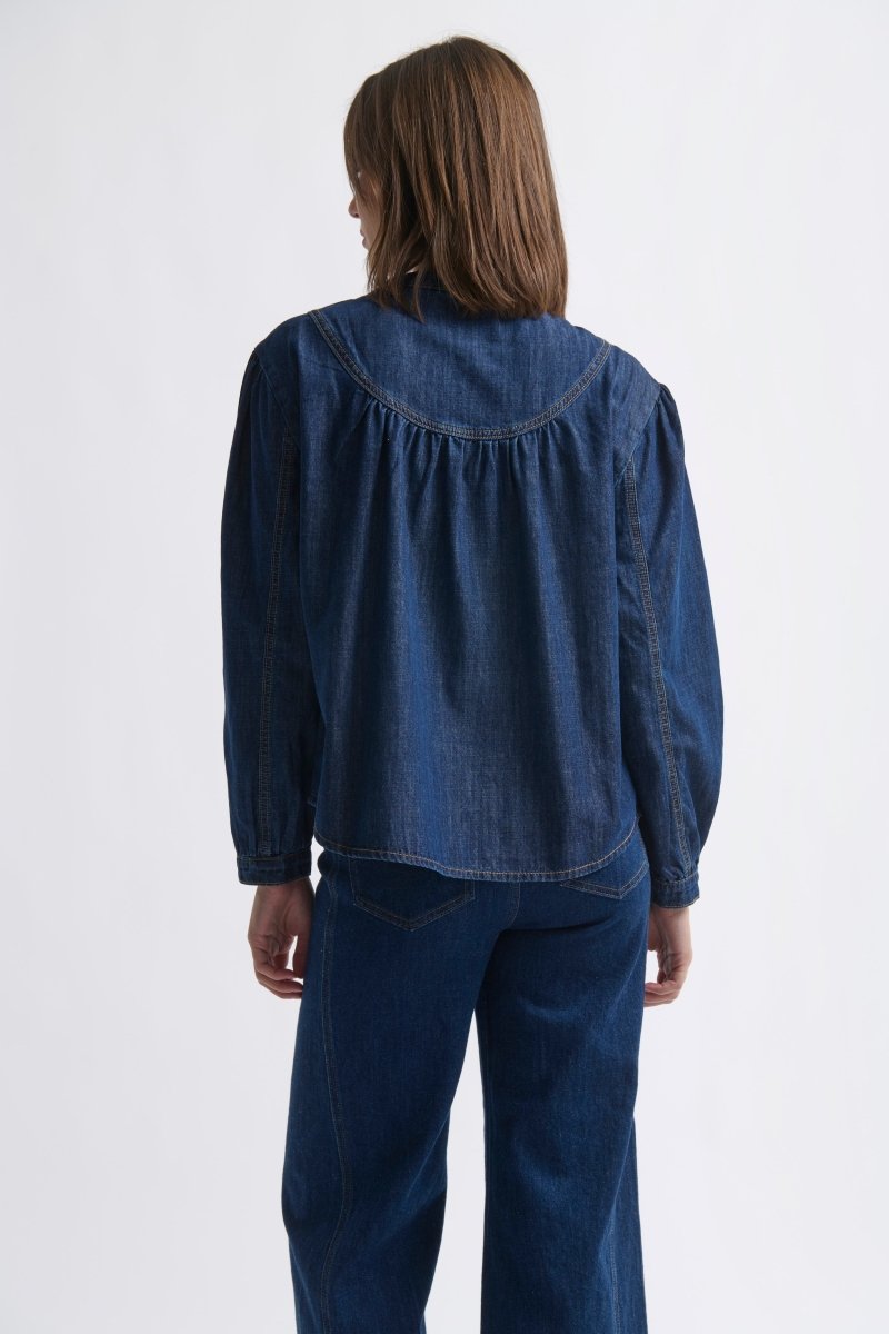 Kelly Shirt - Palisade Blue Kireina Australia