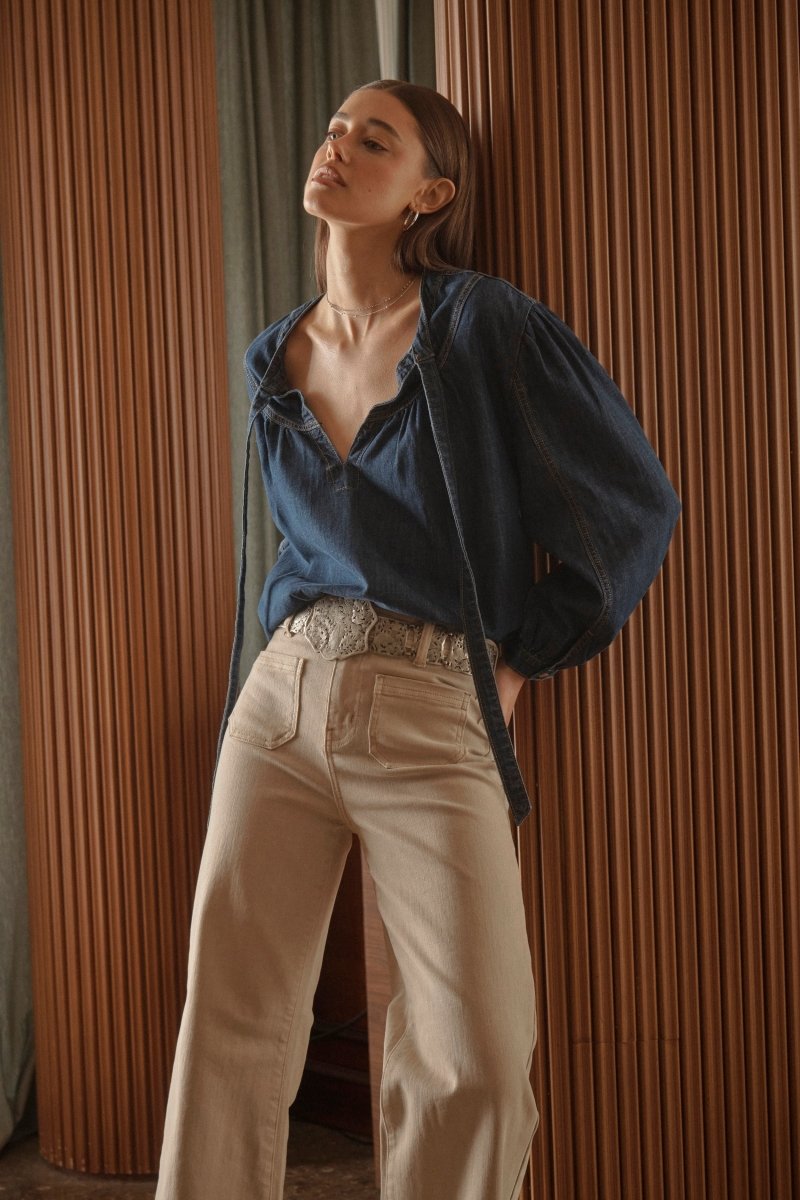 Kelly Shirt - Palisade Blue - Stanleyandstone