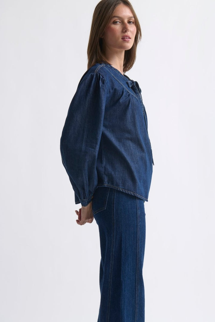 Kelly Shirt - Palisade Blue Kireina Australia