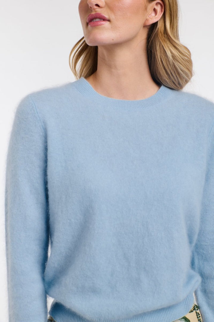 KENDALL CREW KNIT Knit 365 days SKY BLUE S
