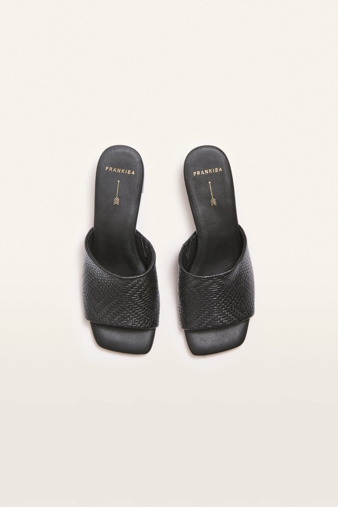 Kennedy Black Weave Shoes FRANKIE4